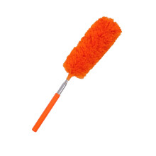 Plumeau rétractable orange, brosse de nettoyage télescopique extensible en microfibre compatible avec les plumeaux magiques, 1 pièce