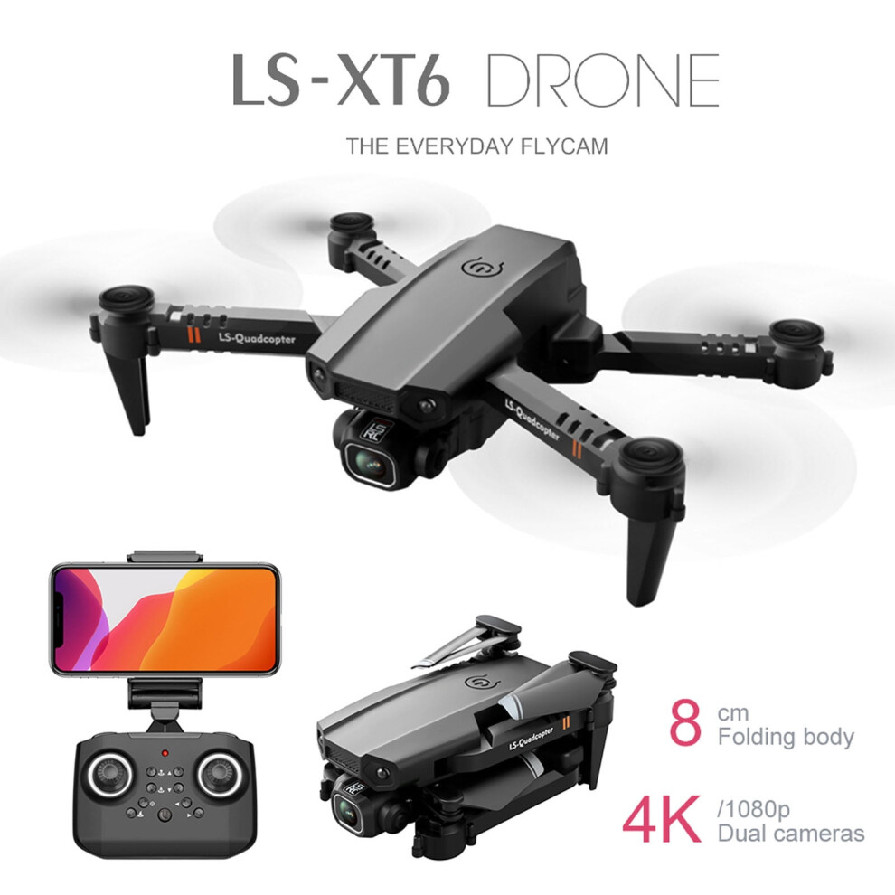 Cyber_monday Deals 2024 Viflosae Ls-Xt6 Mini Wifi Fpv With 1080P Camera Altitude Hold Mode Foldable Drone Electronics Gadgets 9395123730271