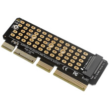M.2NVME til PCI-E4.0-adapterkort M.2M-KEY-spor støtter 1U-server