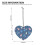 Αρωματικά χώρου αυτοκινήτου Stitch6pcs με άρωμα λεβάντας, αρωματικό αυτοκινήτου για 4