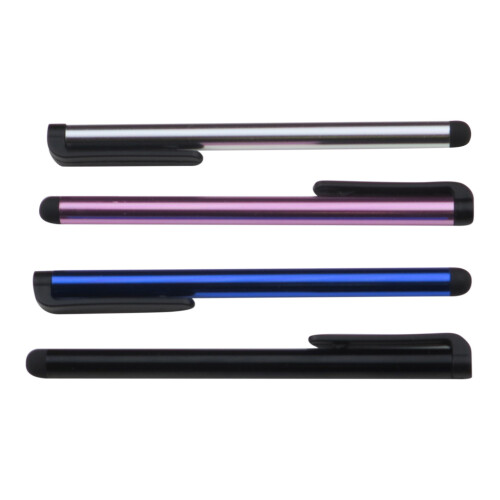 Stylet tactile couleur métallisée - Lot de 4 multicolores 2