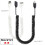 Καλώδιο επέκτασης Micro USB αρσενικό σε θηλυκό ποιότητας XISAOK για φόρτιση και 3