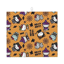 Alfombrilla escurridora de platos Hello Kitty para encimera de cocina, alfombrilla de microfibra, almohadilla de secado rápido y absorbente.