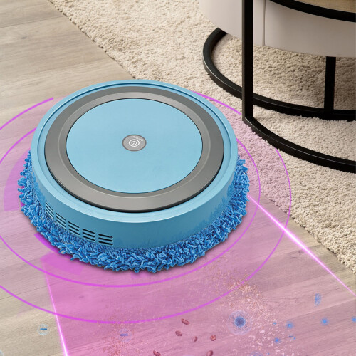 Kafsov Intelligent Household Mopping Robot - Fully Automatic Floor Scrubbing & Mopping Machine for Efficient Cleaning Blue