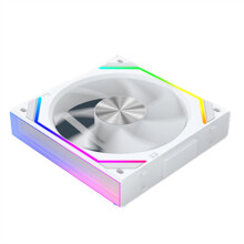 V2RS Case Fan Magic Block Free Splicing 120mm PC Computer 12V Chassis Fan Lian3PIN5V ARGB Divine Light Li White,A