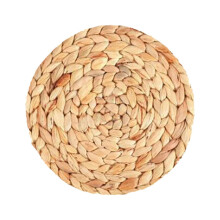 Water Hyacinth Hand Woven Placemat, Cup Bowl Pot Plate Heat Insulation Mat, Table Decoration, Anti-Scalding, Household