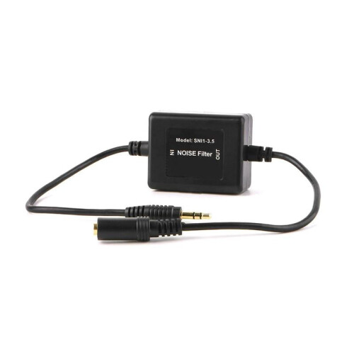 3.5mm Headphone Mini Jack Ground Loop Isolator Noise Filter Car Auido Stereo 1