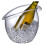 Bubble Wine Bucket, Clear 1
