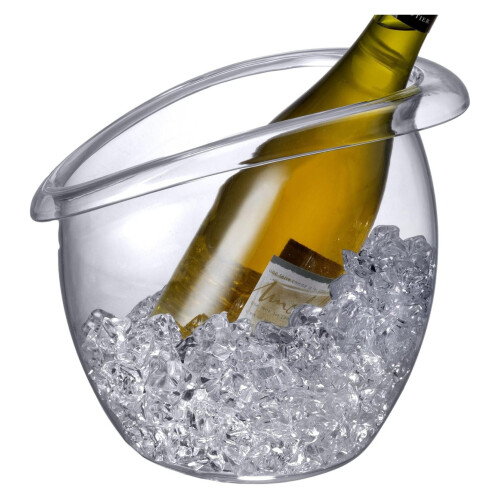 Bubble Wine Bucket, Clear
