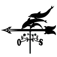 Weather Vane with Weatherproof Metal Design for Garden or Roof, Outdoor Yard Stake, UVResistant Finish
