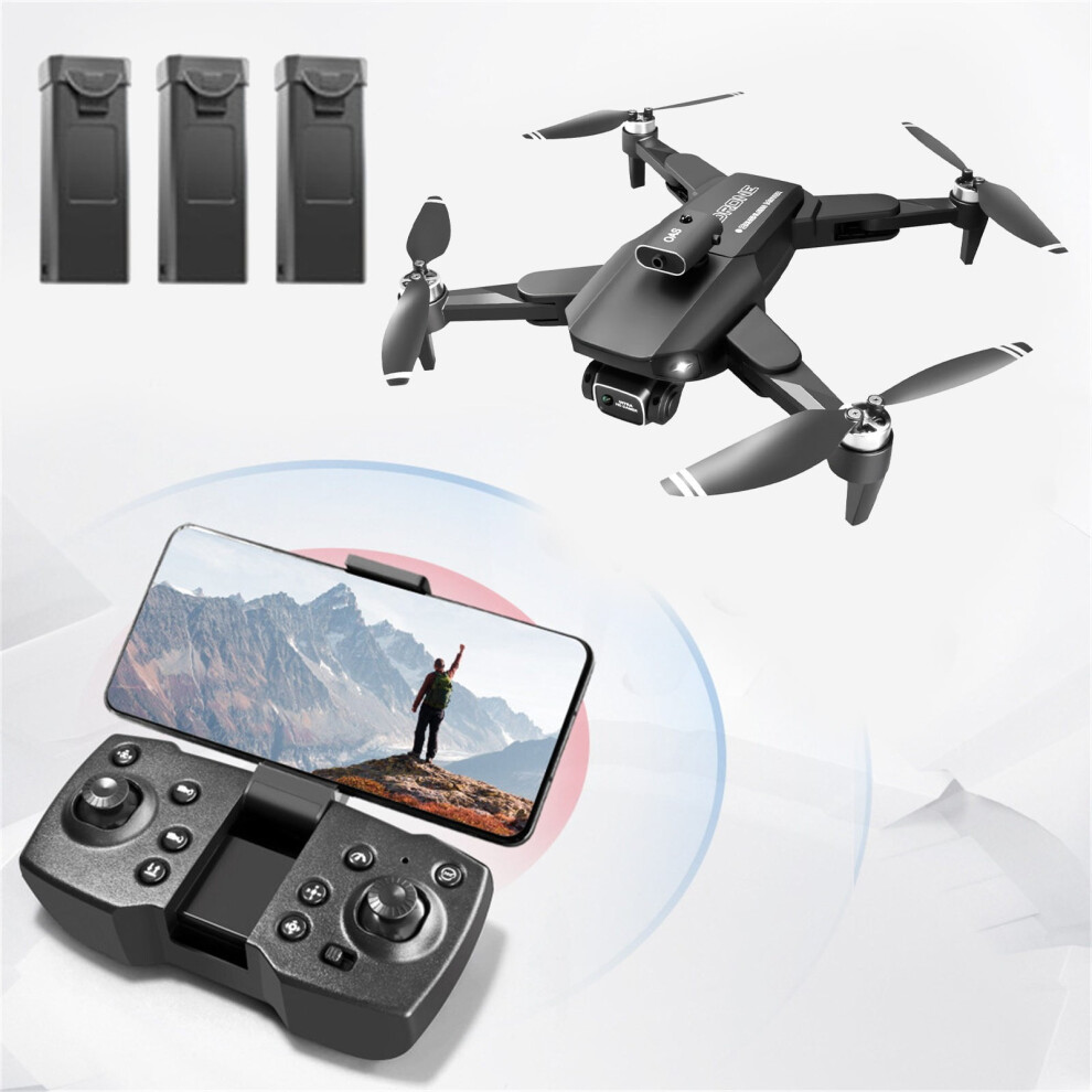 Brushless Hd Aerial Drone Intelligent Obstacle Avoidance Remote Control Aircraft Optical Quadcopter (Black), Dv Camera Black 9110895180495