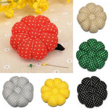 Pin Cushions Wrist Pins Cushions with Elastic Strap Pumpkin Needle for Sewing Cushion Pincushions for Needlework DIY Crafts