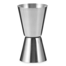 Double Measuring Glass - Drink Measure Cocktail Jigger 20/40ml silver