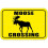 Moose Crossing Sign 1
