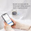 Cute Cat Bluetooth Alarm Clock Night Light (White) 7