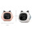 Cute Cat Bluetooth Alarm Clock Night Light (White) 2