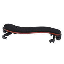 Adjustable Solid Wood Violin Shoulder Rest, Lightweight Maple Wood for 3/4 4/4 Fiddle, Comfortable Foam Pad for Kids