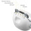 Cute Cat Bluetooth Alarm Clock Night Light (White) 4
