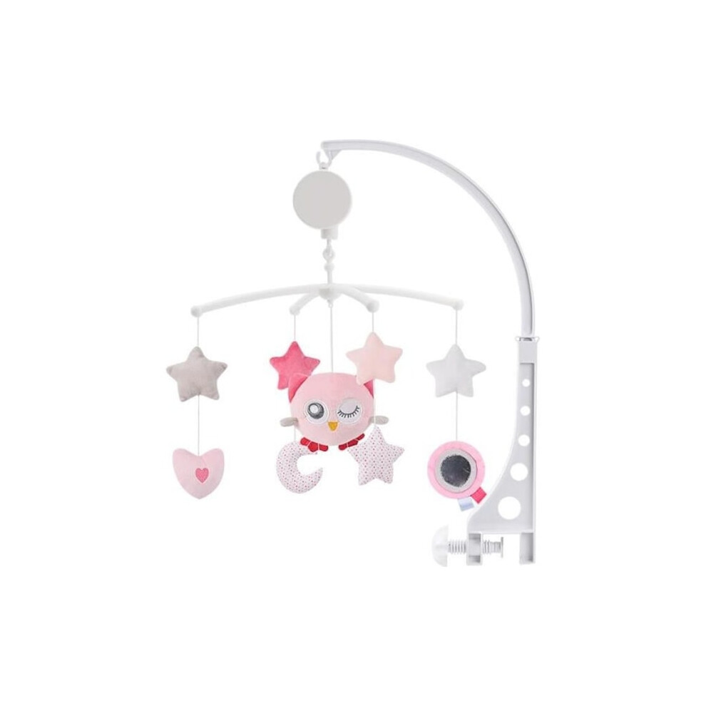 Musical mobile for crib, 360 rotating toy for baby bed, rattle for newborn (Raccoon)