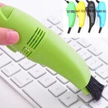 Leaveforme Mini USB Dust Collector Laptop Computer Keyboard Vaccum Cleaner Brush Clean Tool
