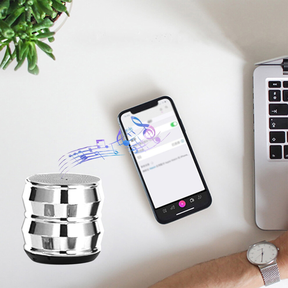 Speakers Gnobogi 5.0 Metal Mini Bluetooth Speaker Couplet And Convenient Outdoor Plug-In Small Audio Built-In Microphone Portable Audio Clearance 9071309677607