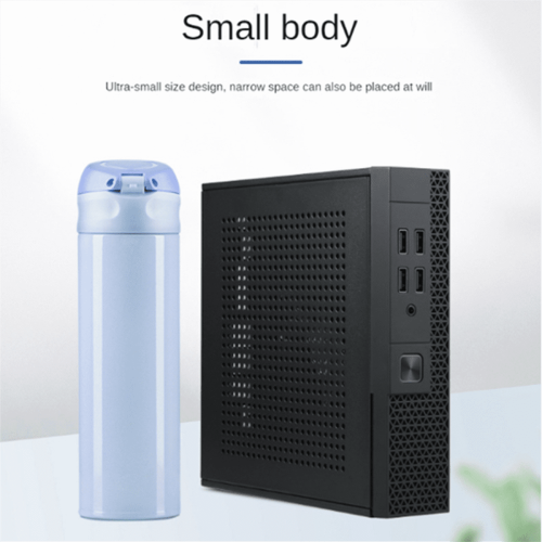Mini ITX Computer Case HTPC Host Chassis USB2.0 ITX Enclosure Industrial Control Chassis for Office Business 1