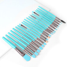 Ykohkofe 20Pcs Professional Makeup Brush Set for Wet&Dry Use, Compatible with Motives Cosmetics & Beauty Counter Lipstick Tools