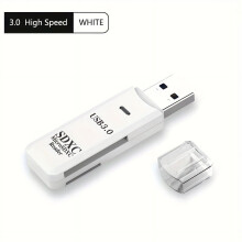 Lettore di schede Micro SD USB 3.0 2.0 5 Gbps Adattatore da lettore di schede SD a USB 2 in 1