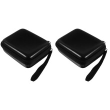 Gitaaraccessoires voor mannen: plectrumhoesje, doosje, half net, nylon, PU-leer, 2 stuks