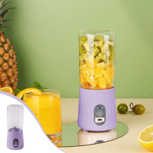 Summer Savings Clearance 2024! TUOBARR Portable Blender, Juicer for Shakes, USB Rechargeable with 6 Blades, Handheld, compatible with sports, travel