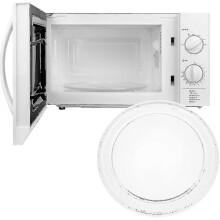 Plateau tournant universel en verre pour micro-ondes avec support, 245 mm / 24,5 cm / 9,65 pouces