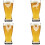 450 ml öl, pilsnerglas, presentset med 4 kycklingar, samling 1