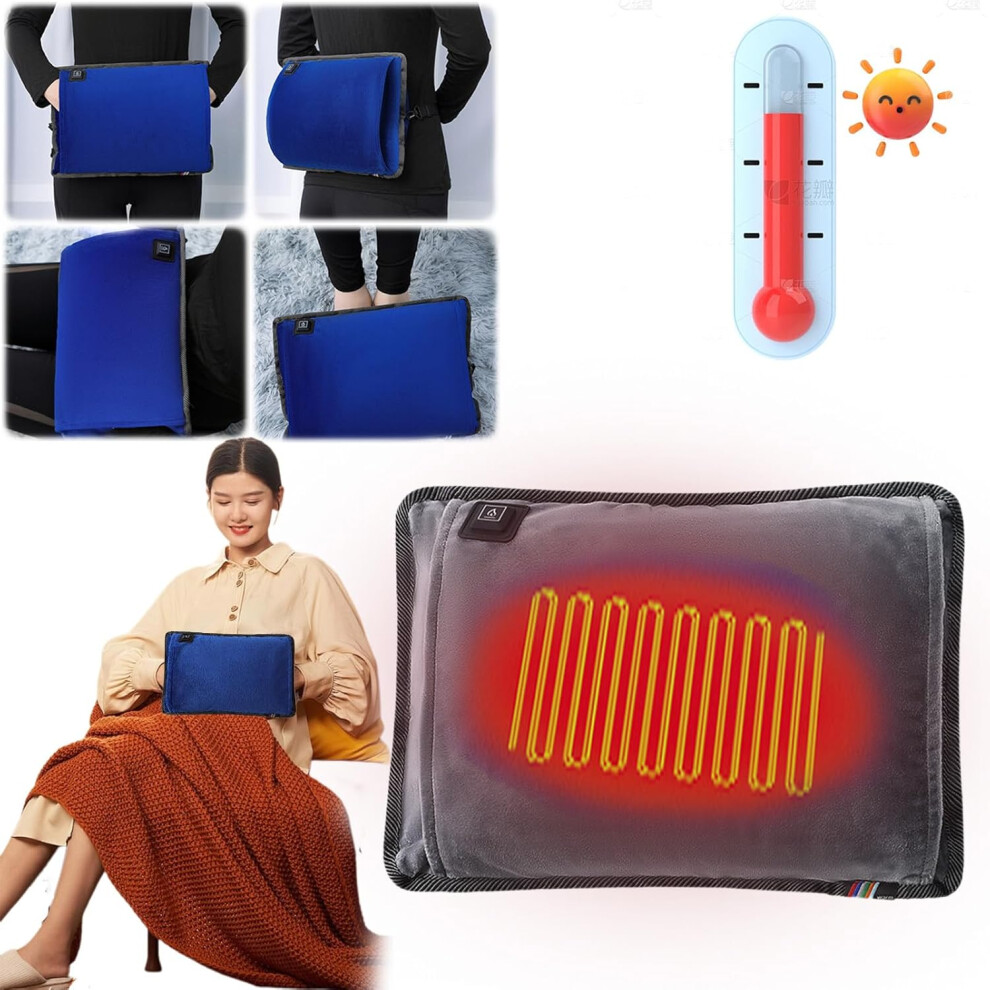 Helios Hand Warmer, 2025 New Rechargeable USB Hand Warming Pillow, Machine Washable, Electric Warmer for Hands, Feet, Back, Abdomen