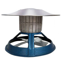 Chimney Exhaust Fan 220V Fireplace Smoke Extractor with Low Noise for 22cm Flue and Fast Smoke Removal
