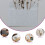 Bump Embossing Template Scrapbooking Folder Machine Plastic File Folders Textured Leaves for Crafts 5 Pcs 5
