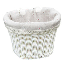 GARENDE Kids Bike Basket Accessories Bike Hanging Basket for Children Toddlers Girls White