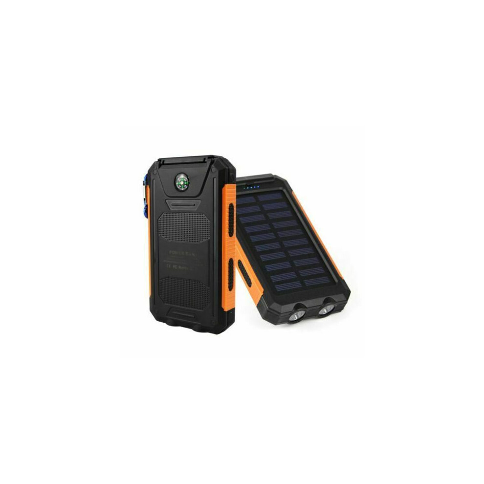 Super 10000Mah Usb Portable Charger Solar Power Bank For Phone 9083649962121