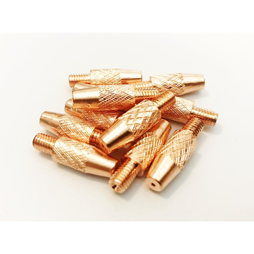 10 Pack .023 Mig Welding Contact Tips For Miller Spoolmate 100 And Hobart Spool Guns 9164114634702