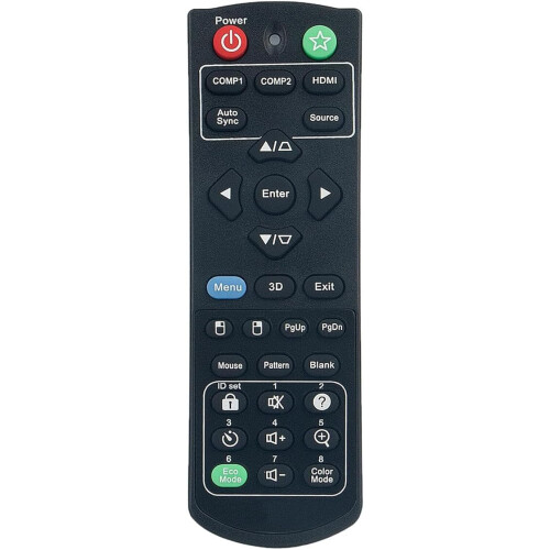 Replacement Remote Control for ViewSonic Projector PJD7831HDL PJD7828HDL PRO7827HD VS16232 Easy Control 1