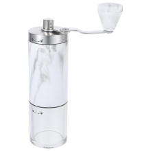 Manual Coffee Grinder Stainless Steel Hand Crank Compact Design for Home Camping and Outdoor