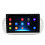 Autoradio touchscreen con WiFi, Bluetooth, GPS, Android Auto wireless per Fiat 500, Android 12, processore quad-core, schermo diviso, FM, RDS, 2