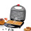 Multi Function Waffle Iron Featuring Adjustable Temperature Time Cool Touch Handles Indicator Lights Non Stick Cooking Surface Efficient Even Heat 6