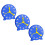 3 Pcs Clock Model Teaching Aids Creative Playthings Desktop Decor Child Student 1