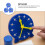 3 Pcs Clock Model Teaching Aids Creative Playthings Desktop Decor Child Student 2