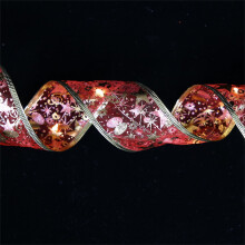 Generic Christmas Tree Ribbon String Lights, LED Fairy Lights Christmas Lights Ribbon Bows Lights for Holiday Party Wedding Xmas Tree Decorations