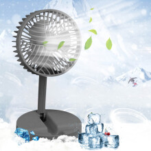 YOBOLK Fan Mini Fan Portable Fan Battery Operated Portable Foldable Standing Fan Rechargeable USB Personal Floor Fan With Adjustment Height Clearance