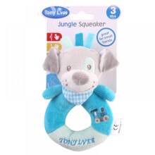 Baby Rattles Stuffed Animal, Soft Plush Wrist Rattle for Babies, Early Development Shaker Sensory Toys Newborn Gift for Boy Girl