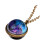 xiuh glow in the dark galaxy system κολιέ πλανήτης διπλής όψης με γυάλινο θόλο, μενταγιόν μόδας, 1
