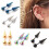 Σκουλαρίκια Piercing Κοσμήματα Σετ Σκουλαρίκια Spike Stud Υπέροχο Δώρο για Άνδρες 3