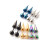 Σκουλαρίκια Piercing Κοσμήματα Σετ Σκουλαρίκια Spike Stud Υπέροχο Δώρο για Άνδρες 4